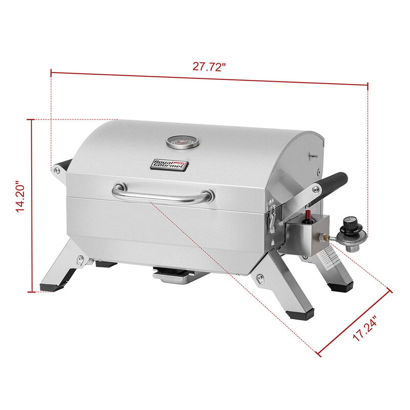Royal Gourmet GT2001 Stainless Steel Portable Propane Gas Grill image number 13