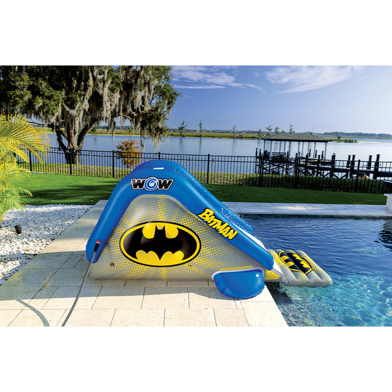 WOW Batman Pool Slide with Built-In Soaker Sprinklers image number 2