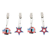 Patriotic Tablecloth Weights, Set of 4