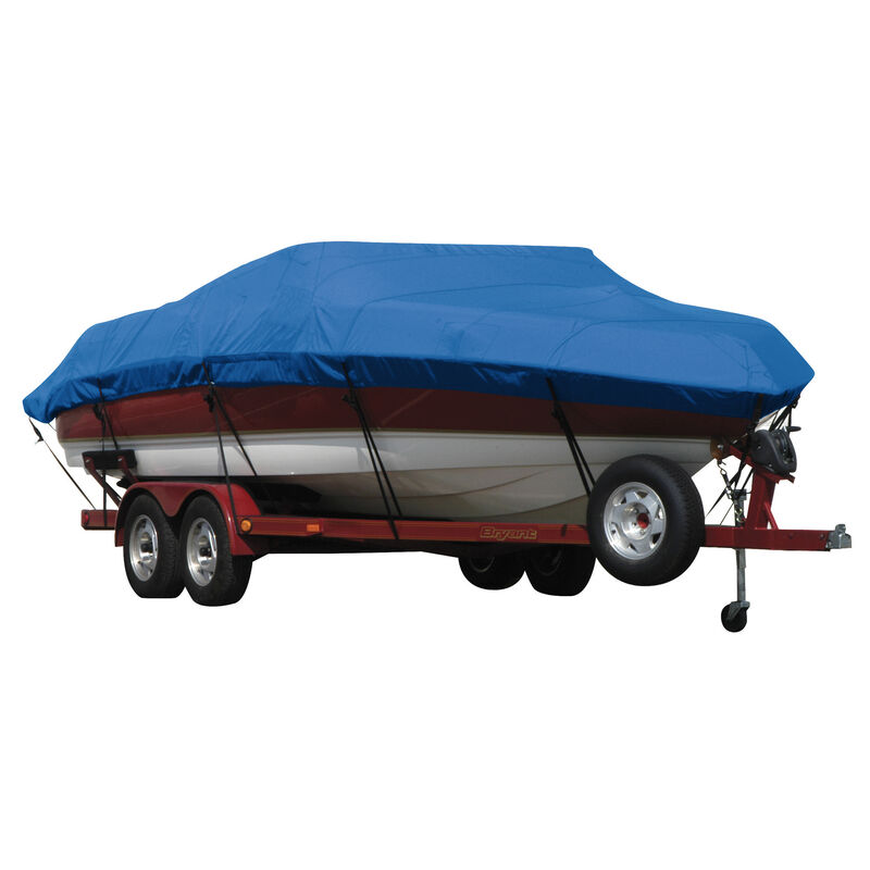 Exact Fit Covermate Sunbrella Boat Cover for Vip Vixen 2096 Xl  Vixen 2096 Xl I/O. Pacific Blue image number 1