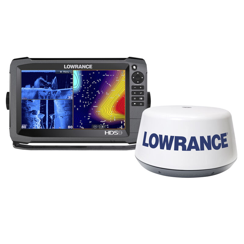 Lowrance HDS-9 Gen3 Fishfinder Chartplotter Combo with 3G Broadband Radar