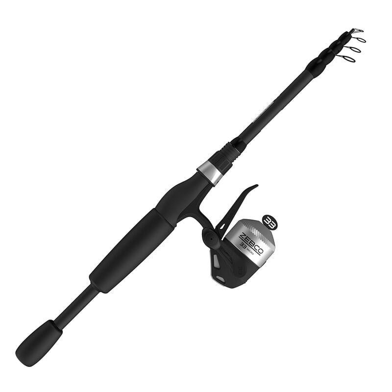 Zebco 33 Micro Spincast Reel and Fishing Rod Combo 6-in 2-Piece