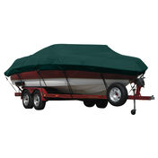 Exact Fit Covermate Sunbrella Boat Cover for Skeeter Sl 180  Sl 180 W/Minnkota Port Troll Mtr W/Strb Ladder O/B. Forest Green
