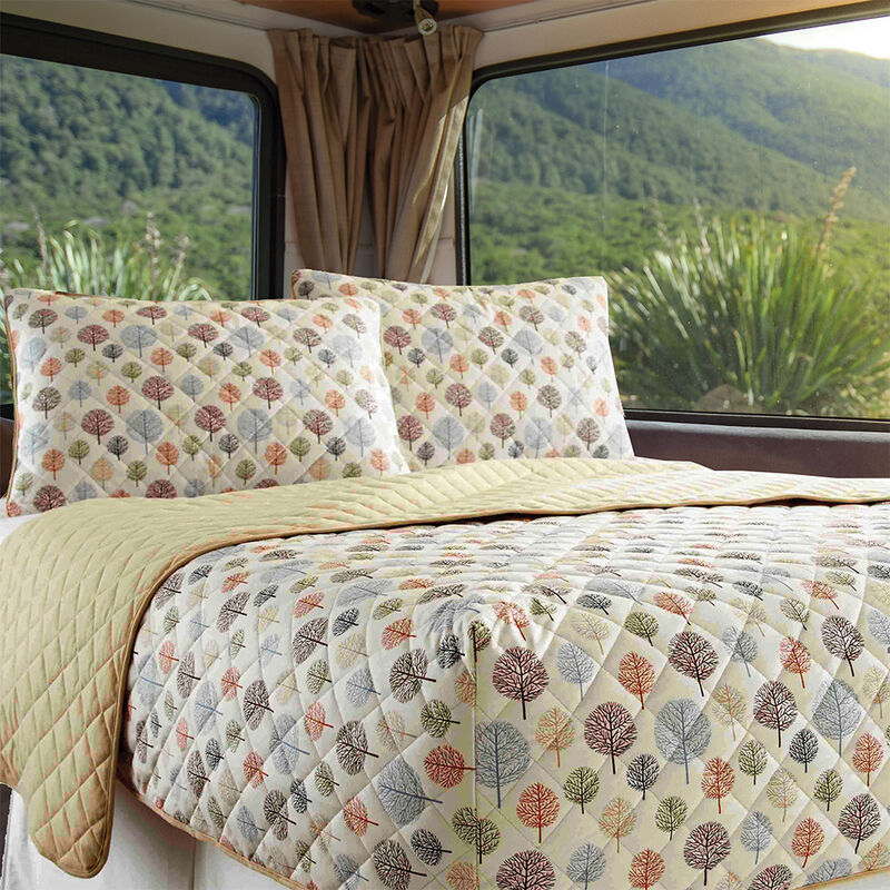 Shavel Home Products Micro Flannel RV Fitted Bedspread Set image number 1