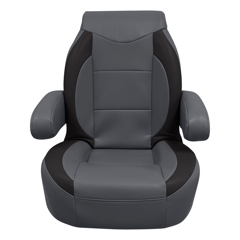 Wise High-Back Pontoon Reclining Helm Seat with Flip-Up Arm Rests image number 12