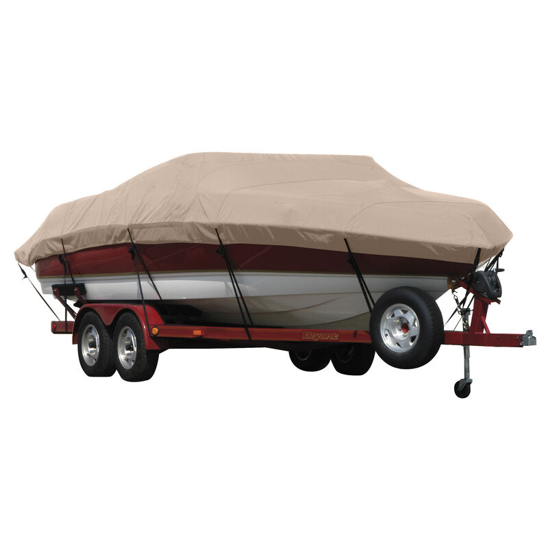 Exact Fit Covermate Sunbrella Boat Cover for Azure 228 228 W/Bimini Laid Down Covers Ext. Platform I/O image number 8