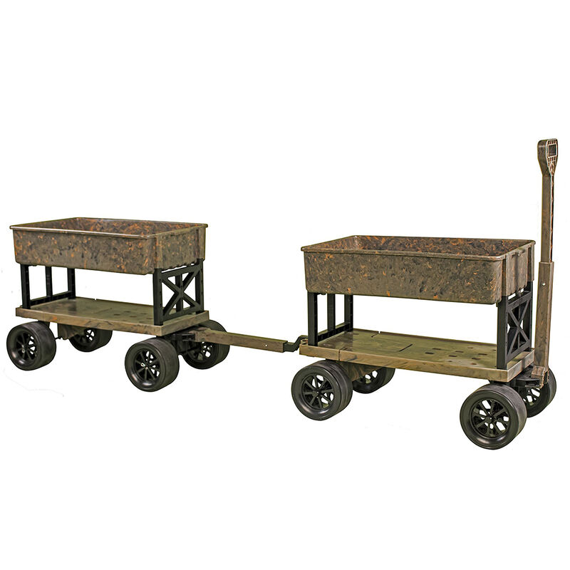 Beach Cart Wagon with Poly Tub by Mighty Max Cart Blue