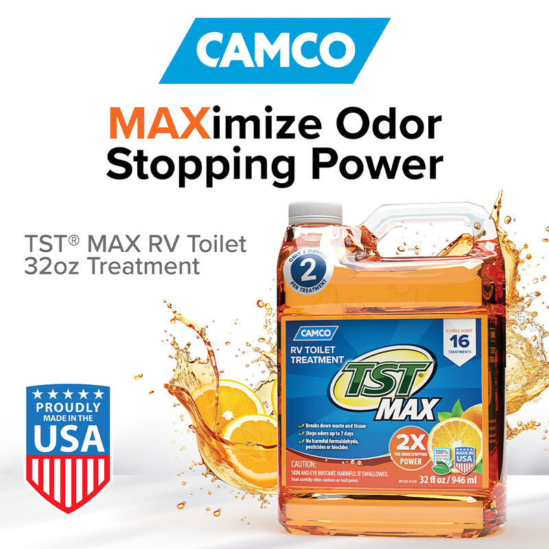 Camco TST MAX RV Toilet Treatment, Citrus Scent, 32 oz. image number 2