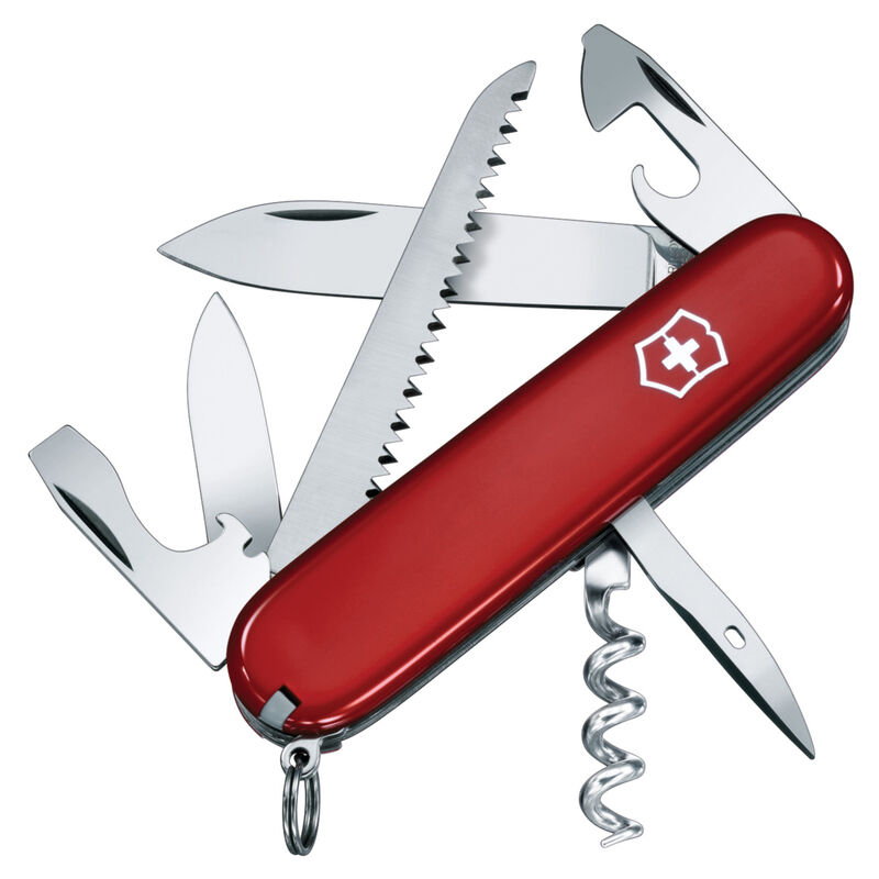 Victorinox Swiss Army Camper Knife, Red image number 1