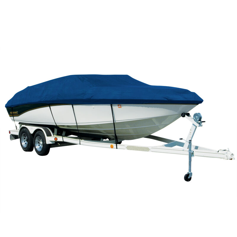 Covermate Sharkskin Plus Exact-Fit Cover for Correct Craft Super Air Nautique Super Air Nautique W/Tower (Covers Swim Platform) W/Bow Cutout For Trailer Stop. Royal Blue image number 1