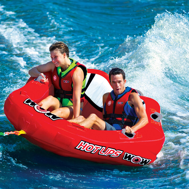 WOW Hot Lips 2-Person Towable Tube image number 3