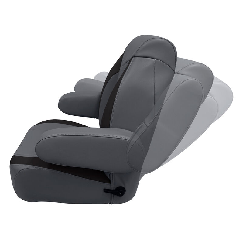Wise High-Back Pontoon Reclining Helm Seat with Flip-Up Arm Rests image number 14