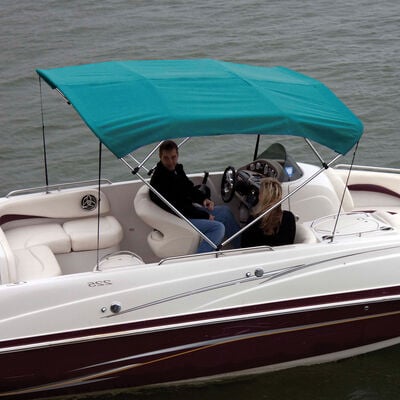 DeckMate Heavy Duty Pontoon Boat Tops (8'6 W x 10' L Pontoon Bimini w