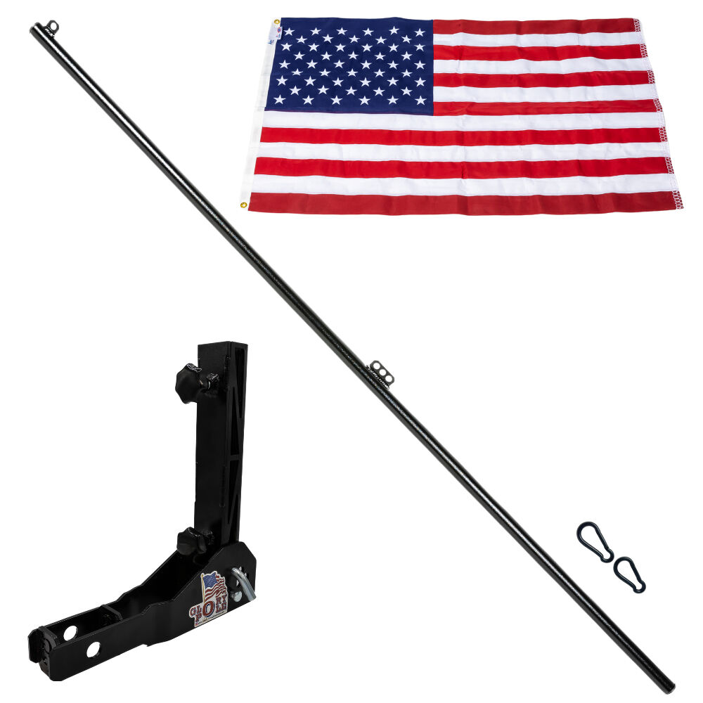 American flag deals mount