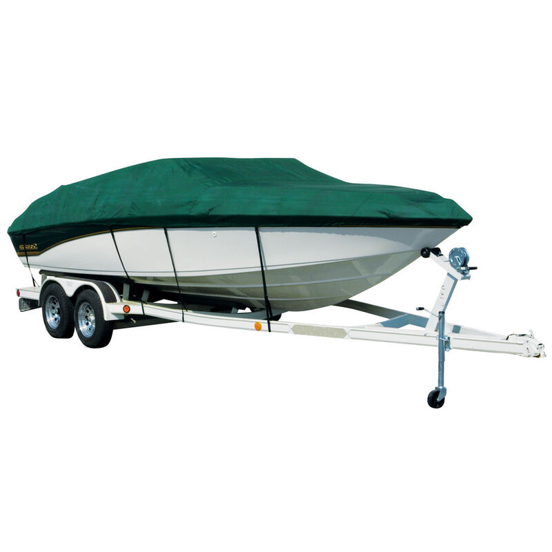 Covermate Exact Fit Sharkskin Boat Cover for Tracker Pro Angler V-16 SC in Charcoal