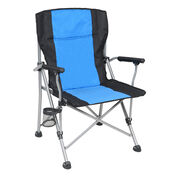 Padded Folding Sports Chair, Blue
