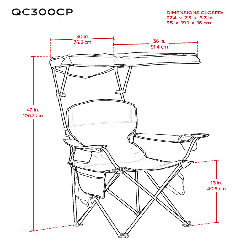 ShelterLogic Max Shade Quad Camping Chair image number 2
