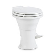 Dometic Ceramic 13" 310 Series RV Toilet With Hand Sprayer, White