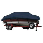 Exact Fit Covermate Sunbrella Boat Cover for Caribe Inflatables L-11  L-11 O/B. Navy