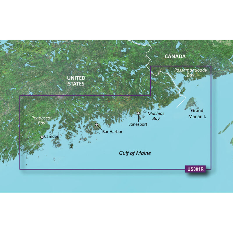 Garmin HD Cartography, North Maine | Overton's