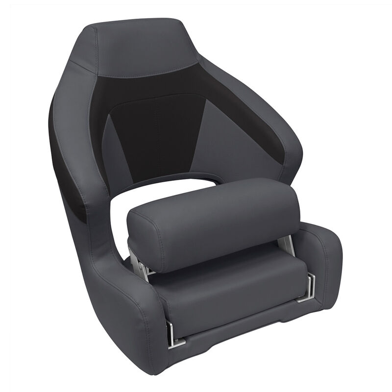 Wise Premier Pontoon XL Bucket Seat with Flip-Up Bolster image number 15