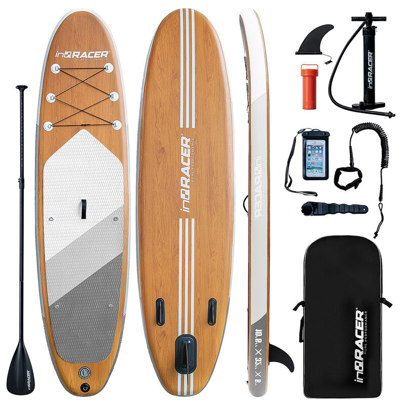 inQracer 10'6" Inflatable Stand-Up Paddleboard image number 1