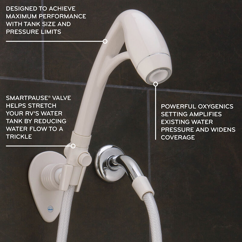 BodySpa RV Handheld Shower Kit, White image number 2