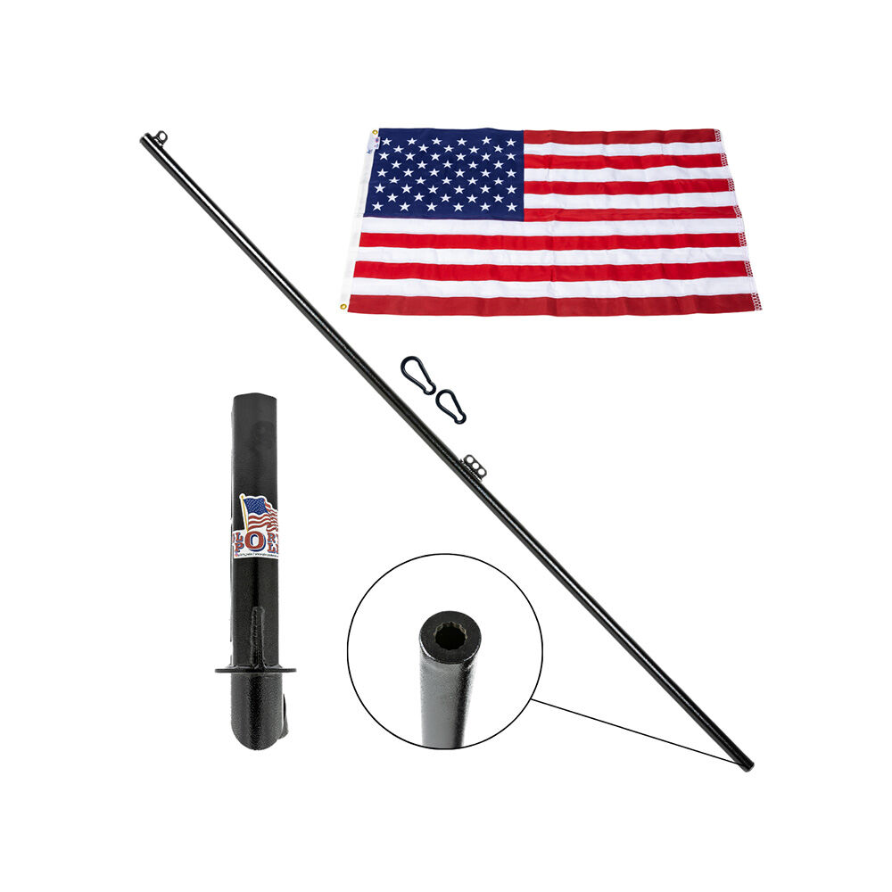 Gooseneck flagpole hot sale