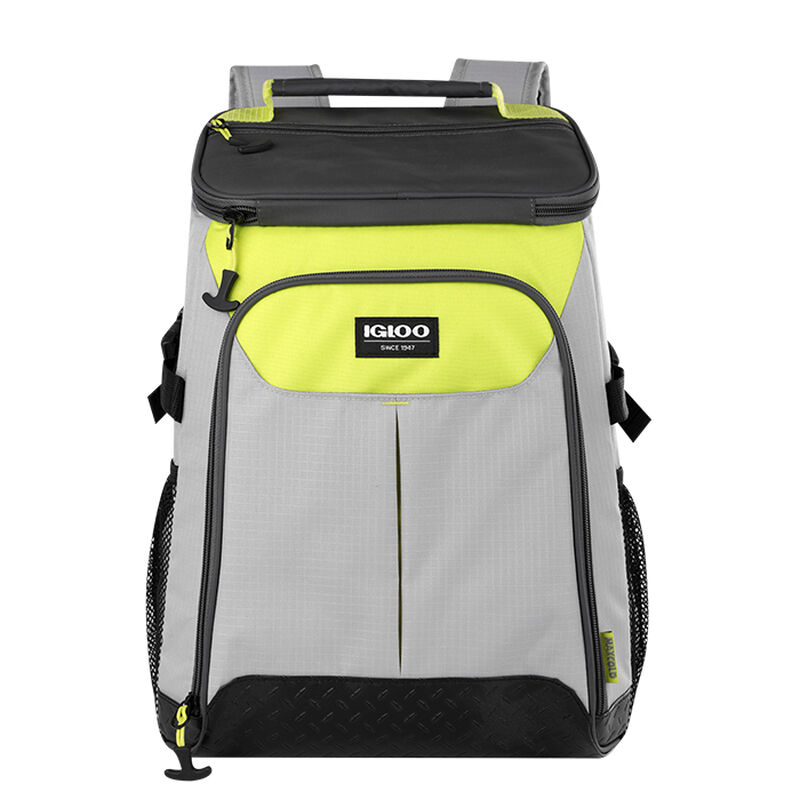 Igloo 24 Can TopGrip Soft Sided Cooler Backpack, Green
