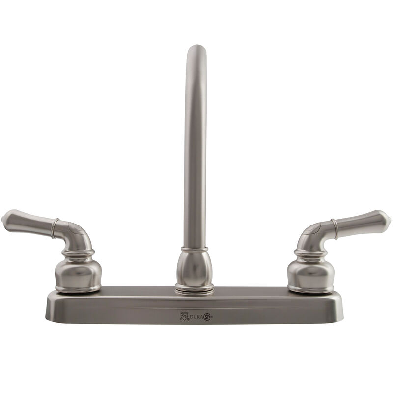  Dura Faucet Classical Hi-Rise RV Kitchen Faucet, Brushed Satin Nickel image number 3