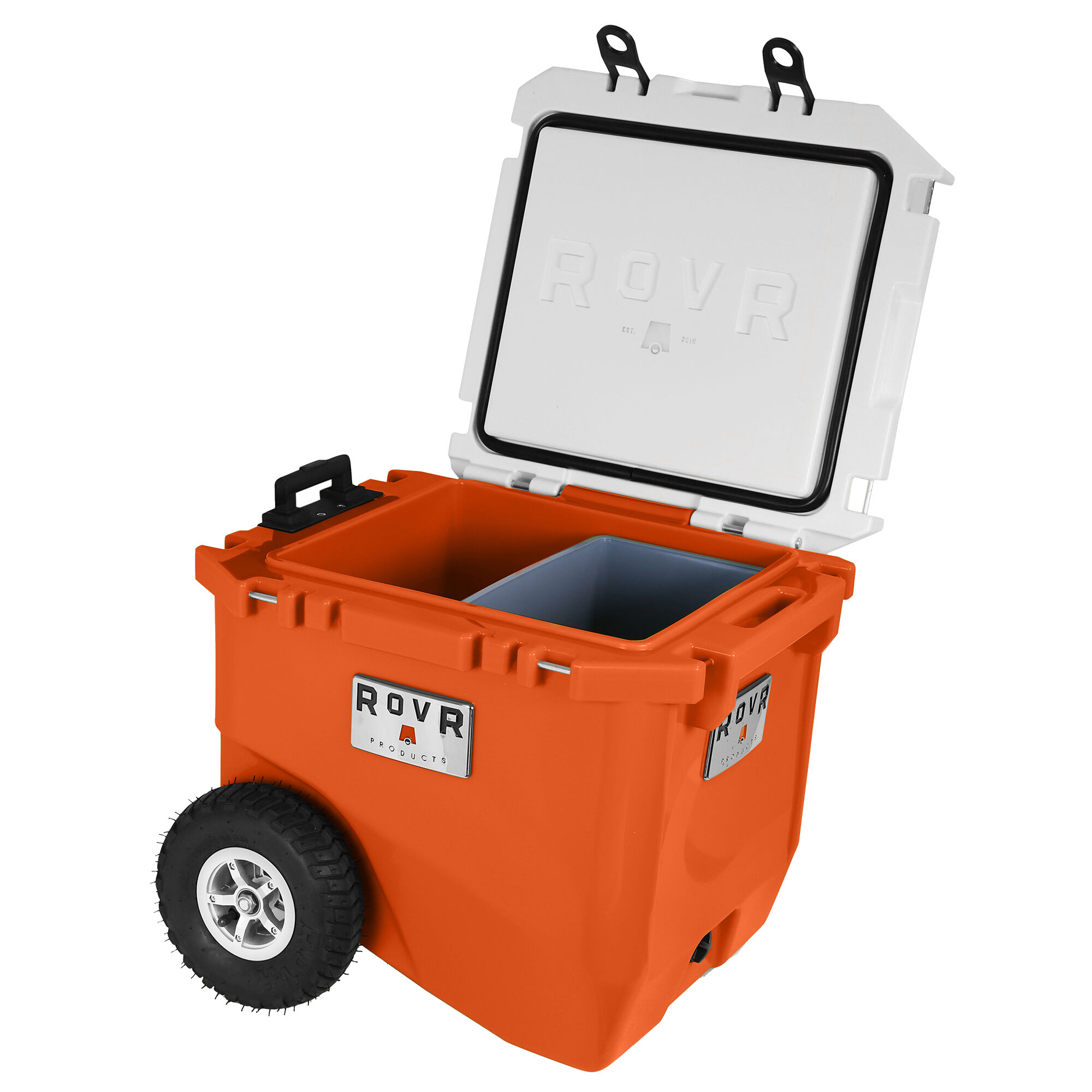 RovR RollR 45-Qt. Wheeled Cooler with Collapsible LandR Bin