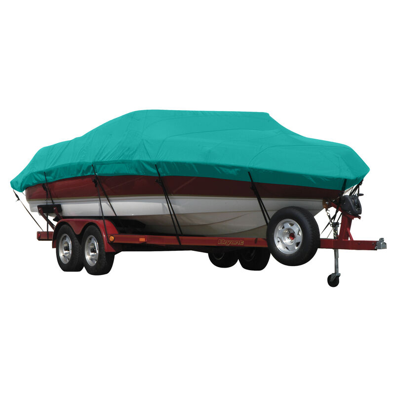 Exact Fit Covermate Sunbrella Boat Cover for Campion Explorer 602  Explorer 602 I/O. Persian Green image number 1