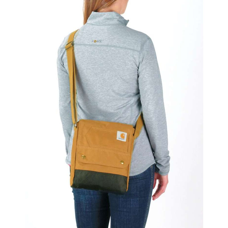CARHARTT WIP: Carhartt crossbody bag with logo - Brown  Carhartt Wip  shoulder bag I006285 online at