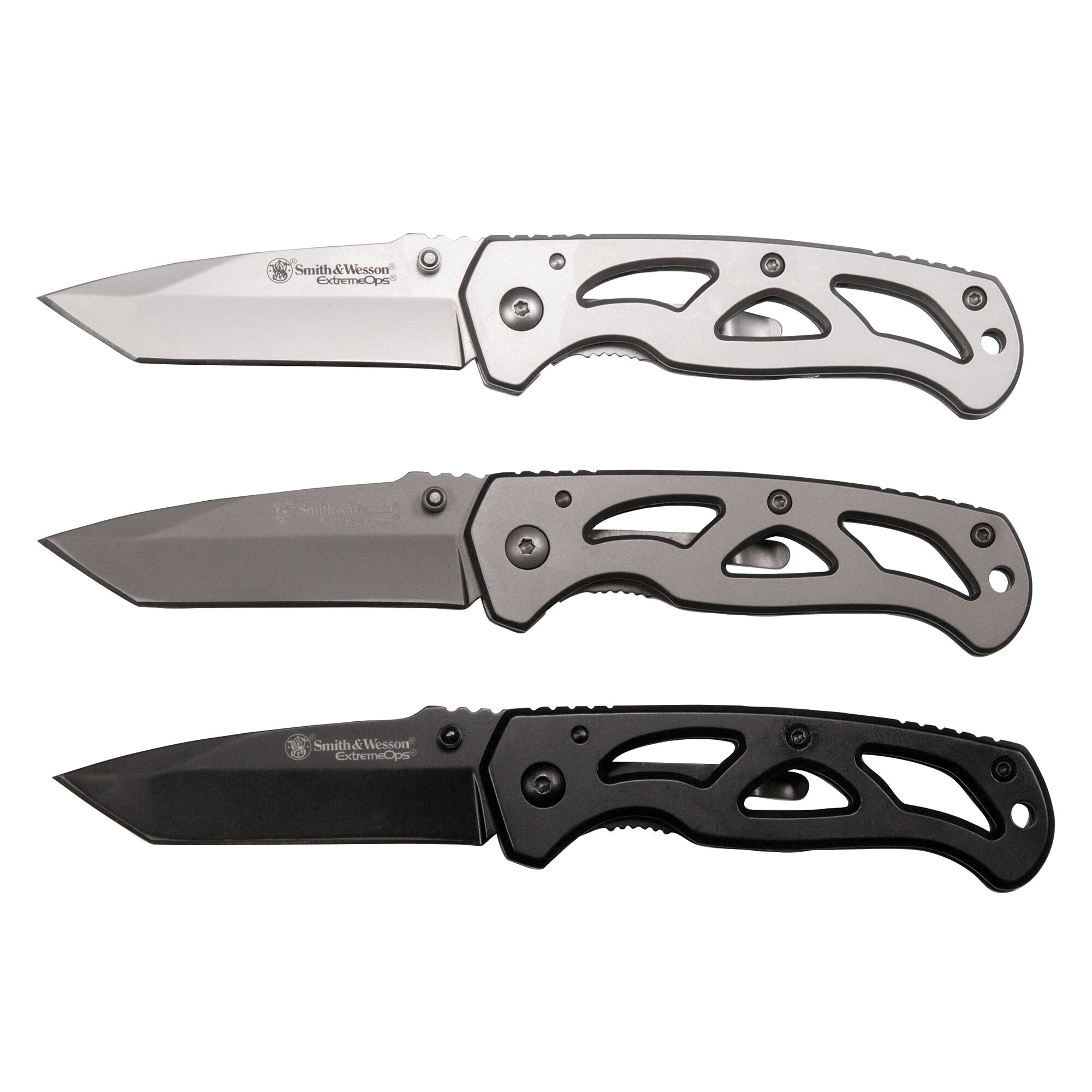 Smith & Wesson Extreme Ops CK404 Folding Knife Combo Pack | Overton's