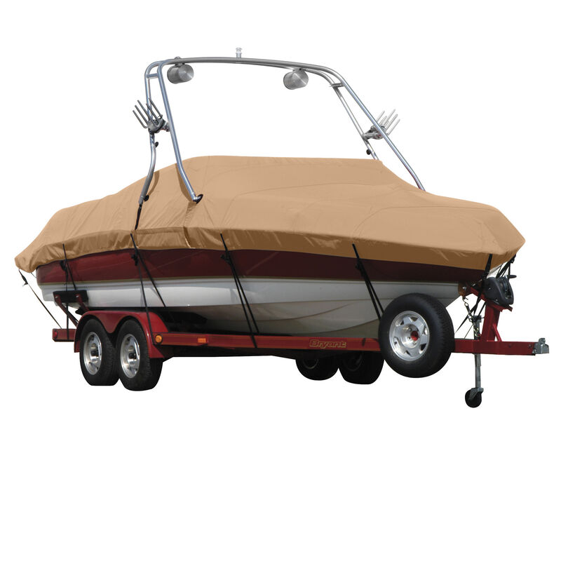 Exact Fit Sunbrella Boat Cover For Sea Ray 205 Sport Bowrider W/Xtreme Tower image number 1