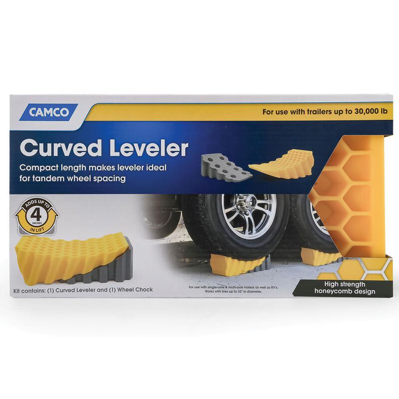 Camco Curved Leveler and Wheel Chock | Overton's