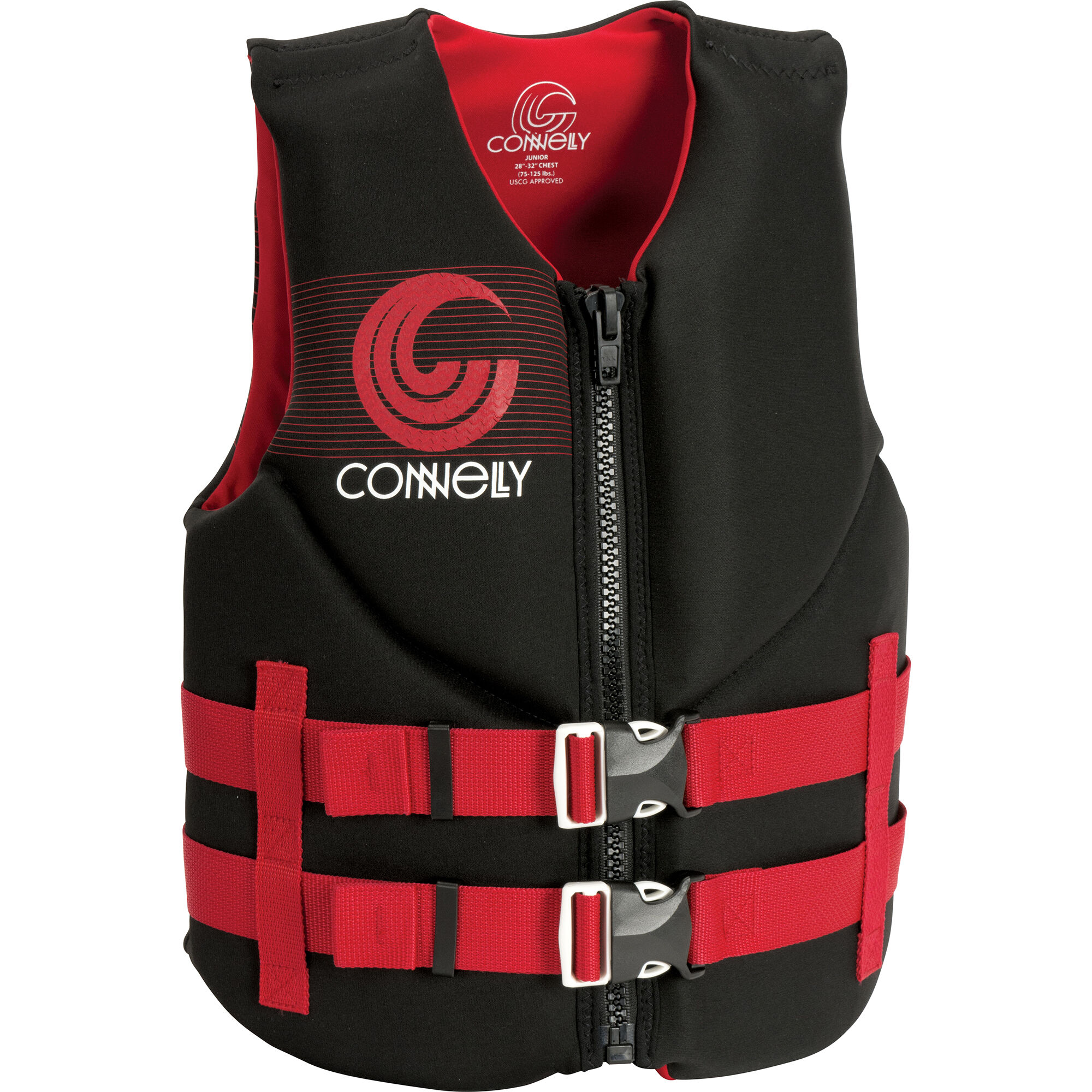 connelly promo tall neoprene life vest 2021 red