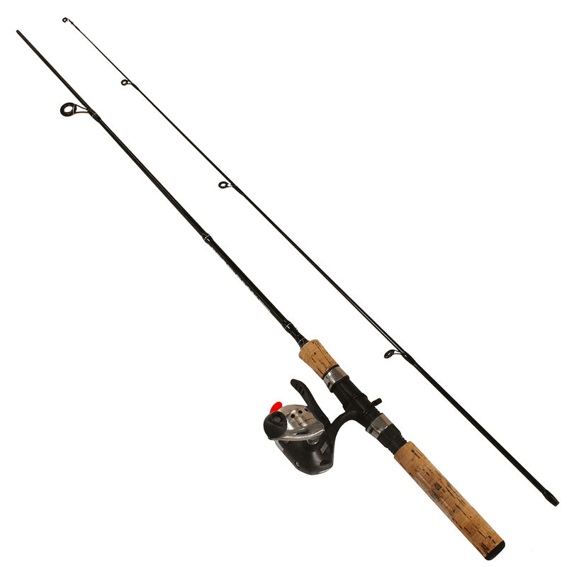Zebco 33 Micro Spincast Reel and Fishing Rod Combo 6-in 2-Piece Rod