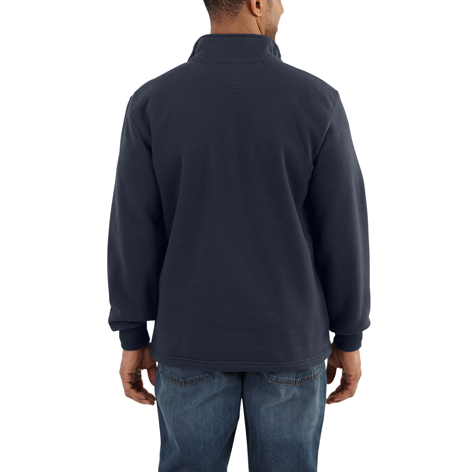 heavyweight quarter zip sweatshirt