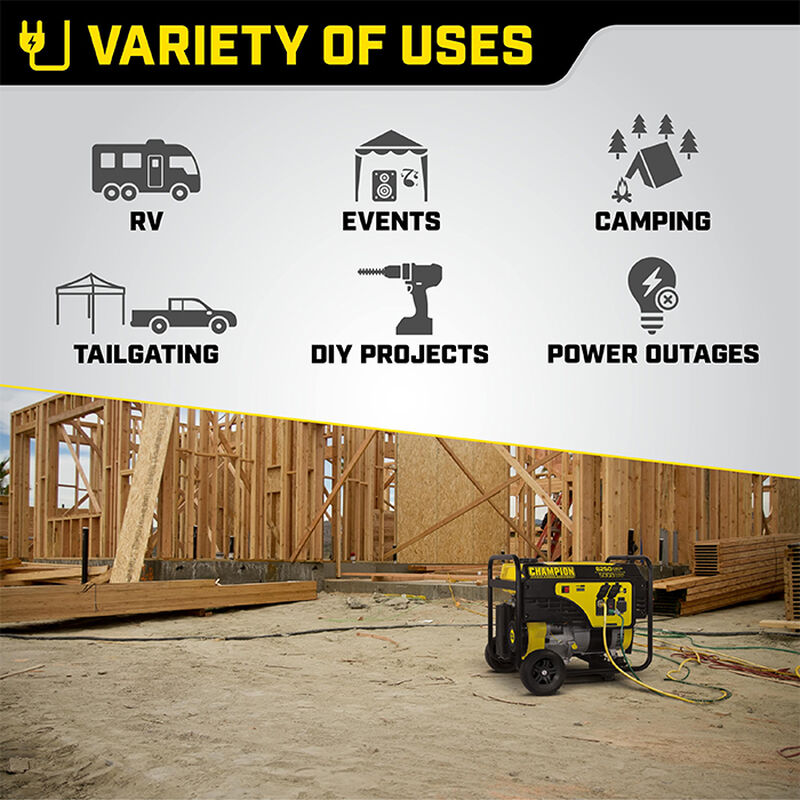 Champion 5000-Watt Generator with Cord image number 5