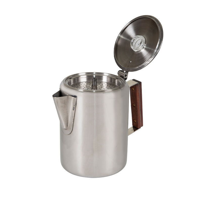 Stainless Steel Percolator Coffee Pot 9 Cups