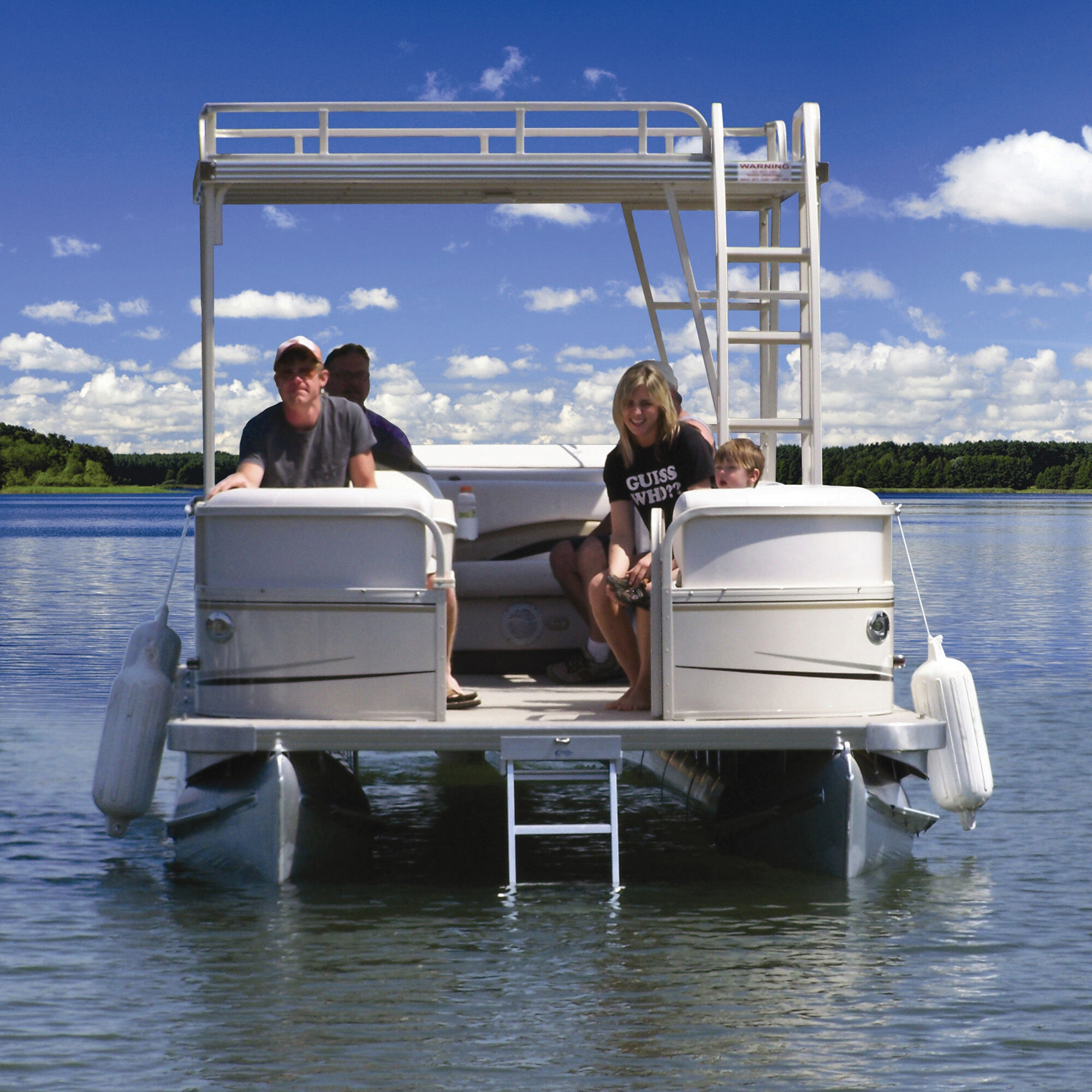 Pontoon front deals ladder