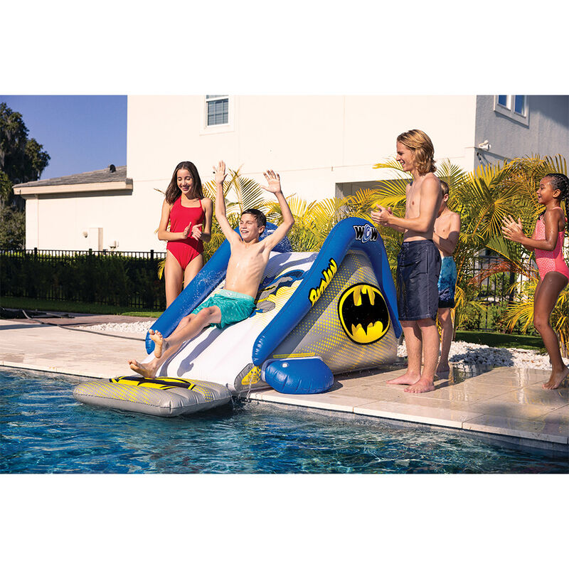 WOW Batman Pool Slide with Built-In Soaker Sprinklers image number 4