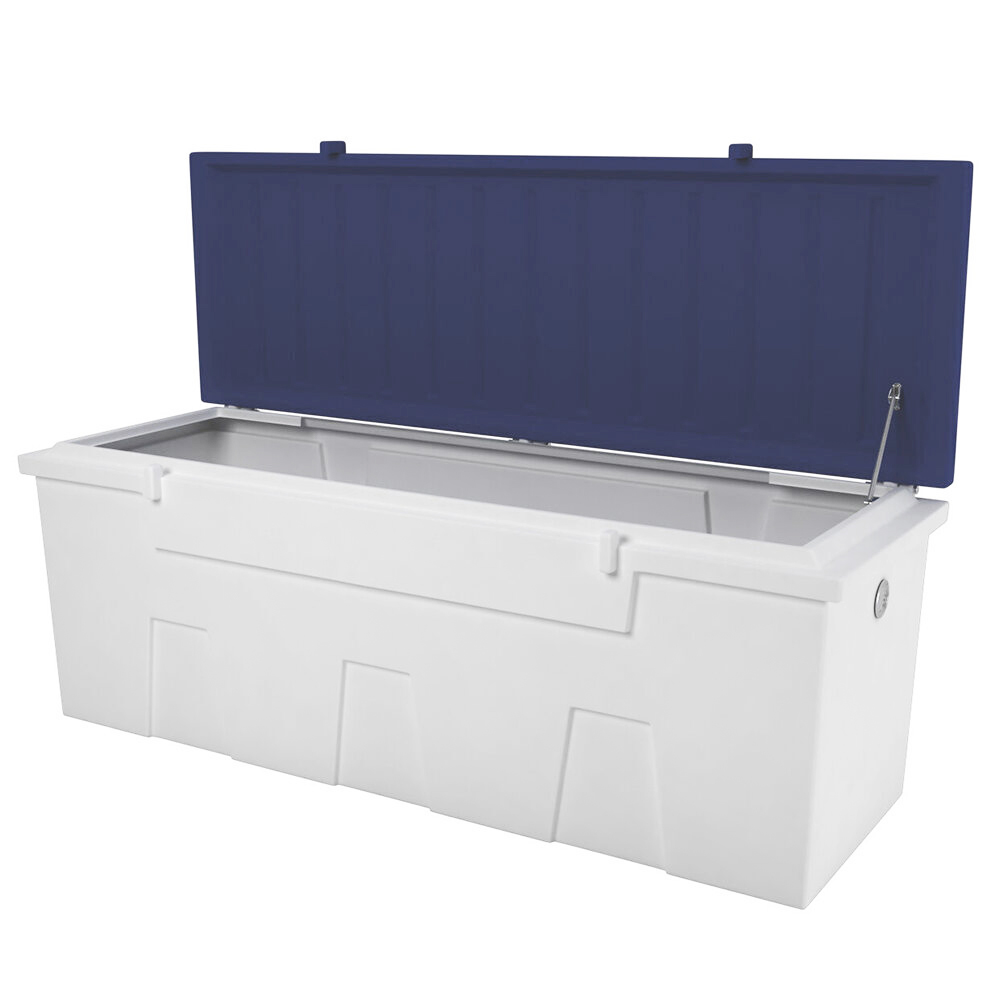 TitanSTOR 7′ Foot Large Dock Box w/ Lock Set & Mounting Kit 86 x 24 x 27 –   (1) 888.788.5048