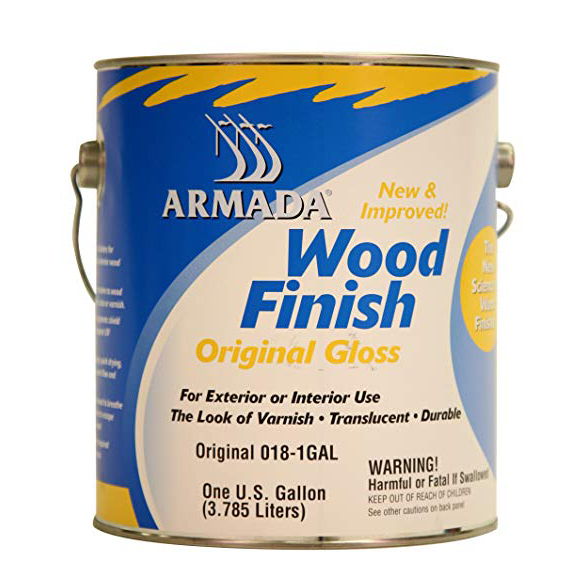 Blue Water Armada Original Wood Finish Gallon Overton s