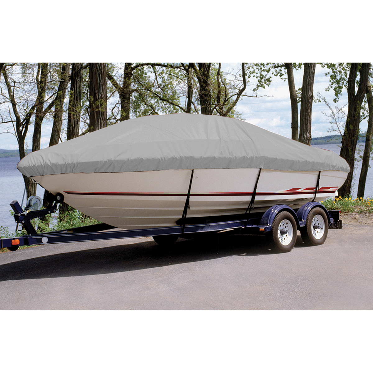 Boat Cover Compatible for CRESTLINER Serenity 1800 O/B 2005 Heavy-Duty