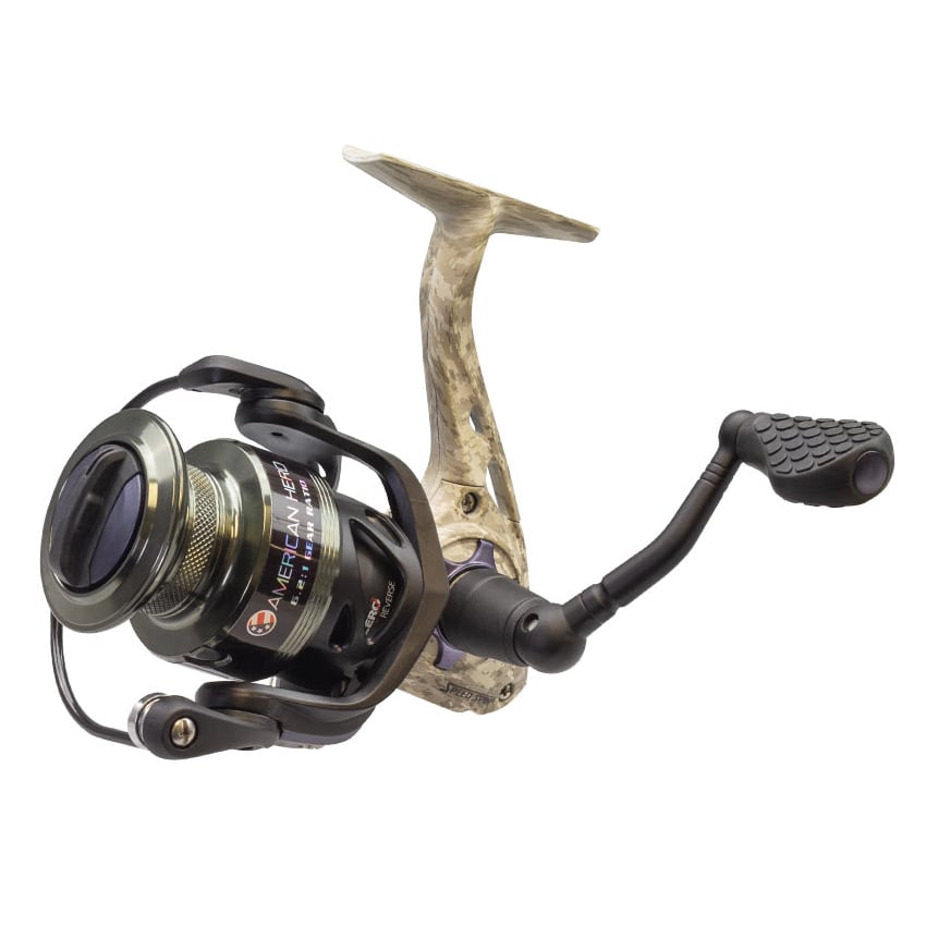 Lews American Hero Camo Speed Spinning Reel