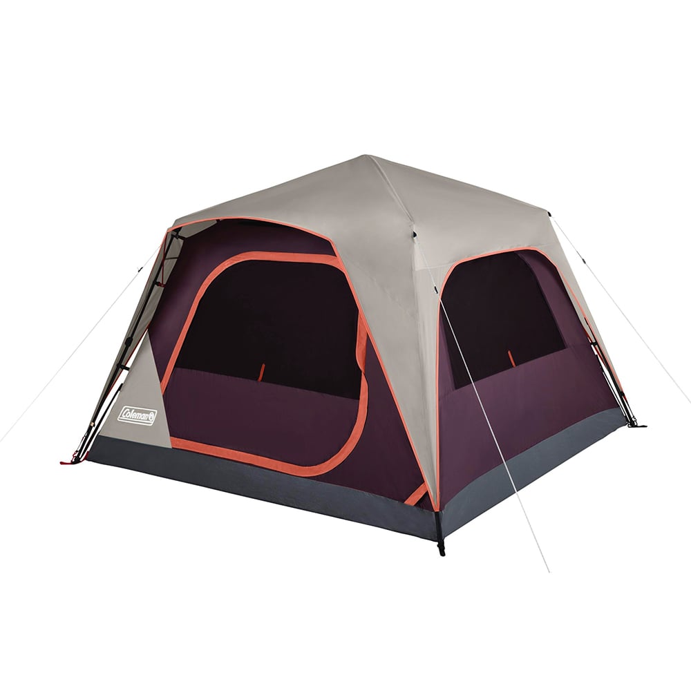 Skylodge 4-Person Instant Camping Tent, Blackberry