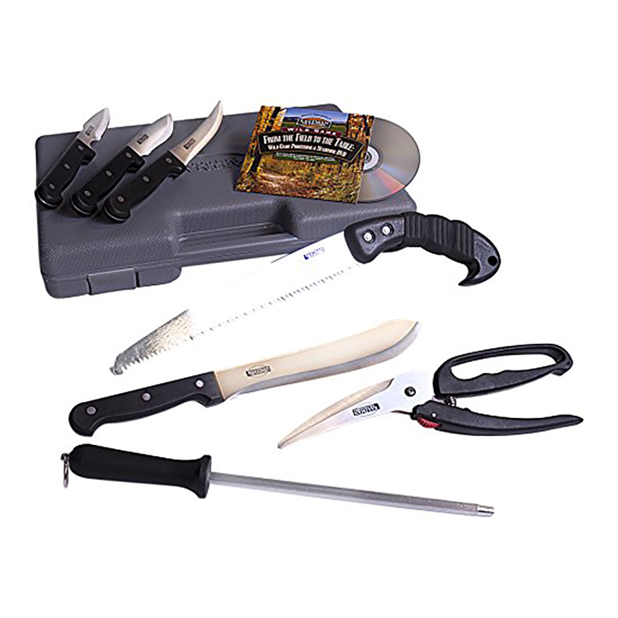 Butcher's Set - 2 Piece - 8'' Butchers Knife with DHF Fork. BTST - 232 —  DogHouse Forge